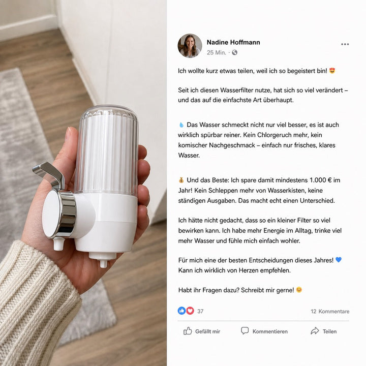 ReinWasser™ Keramik-Wasserfilter