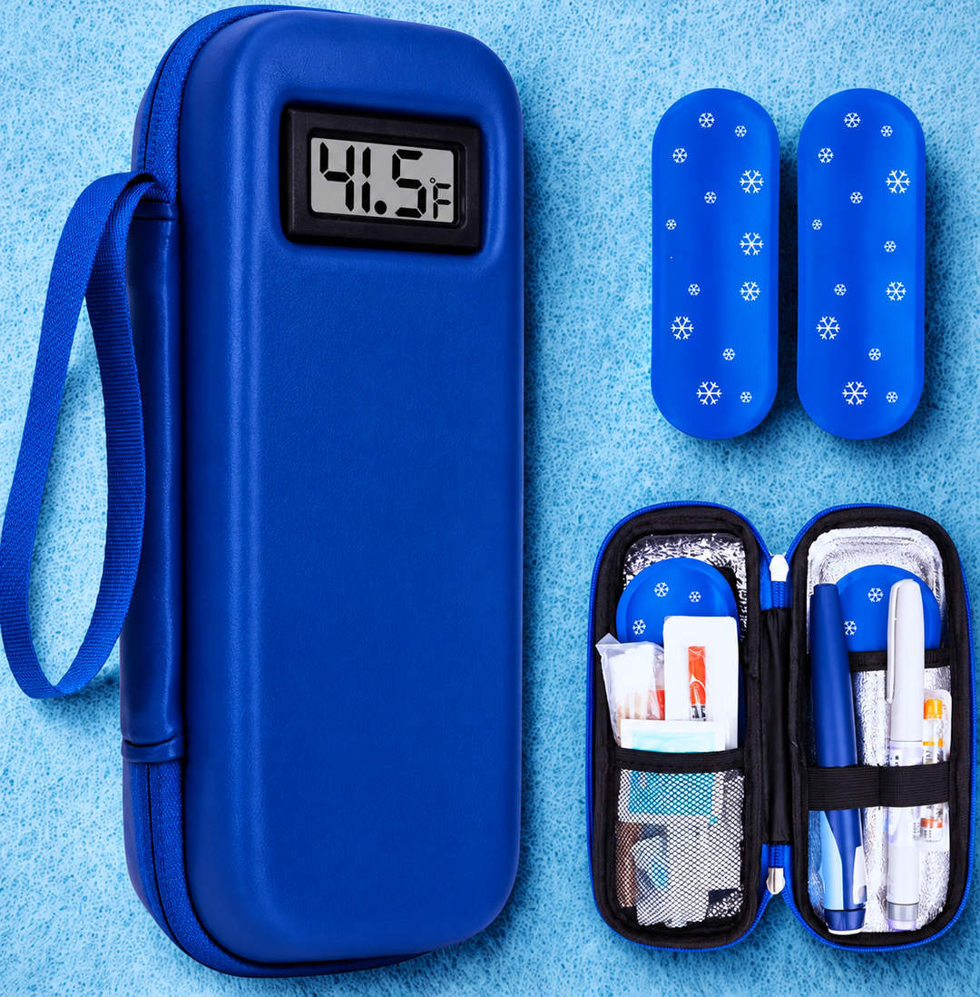 PeptidFrost™ Tragbare Kühltasche für Peptide mit Temperaturanzeige
