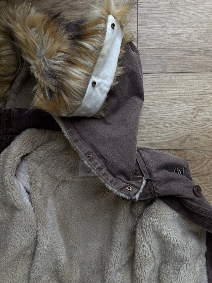FellWärme™ Kapuzenjacke mit Fellbesatz für Damen