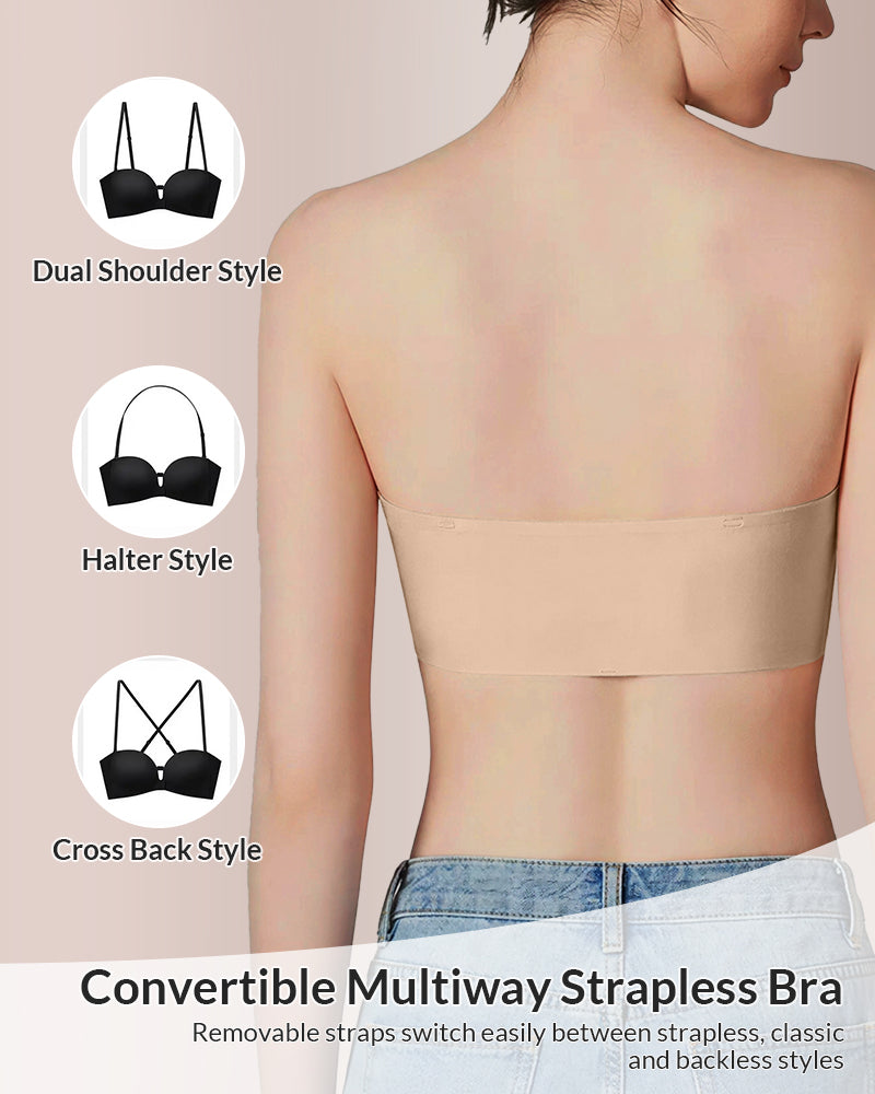 AuraLift™ Nahtloser Push-Up-BH mit Frontverschluss