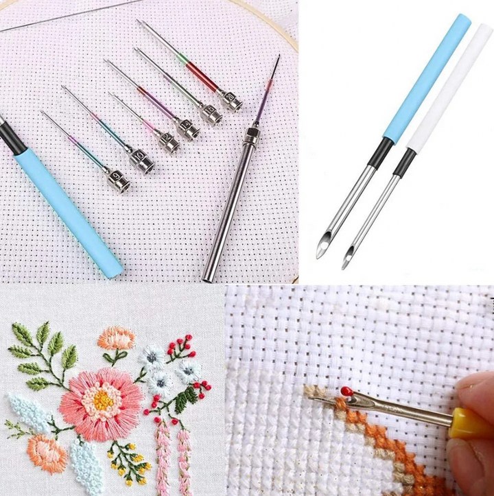 FadenFix™ Sticknadel-Set für präzises Sticken