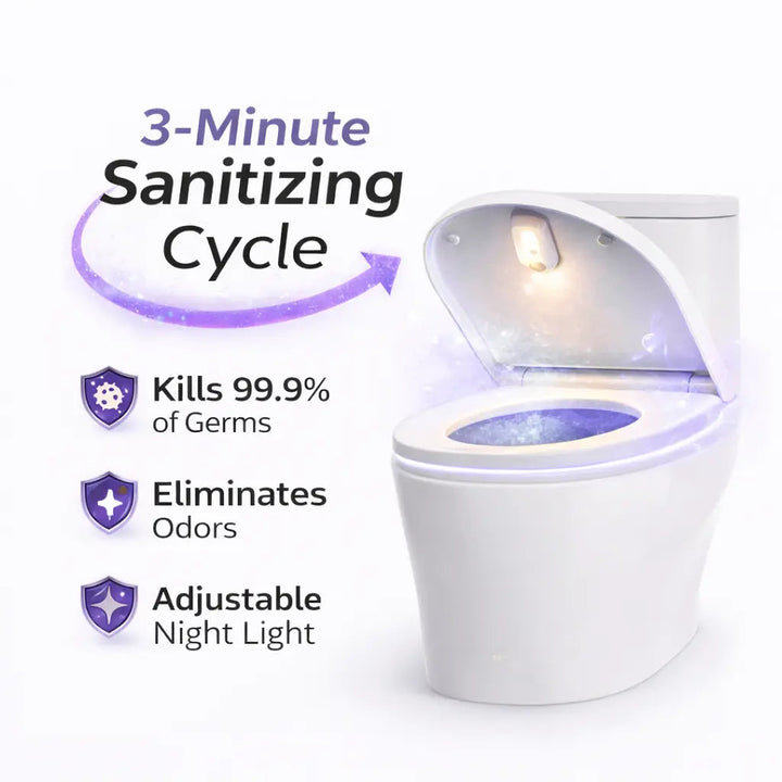 WCGlanz™ Automatischer UV-C-Toilettenreiniger mit LED-Nachtlicht