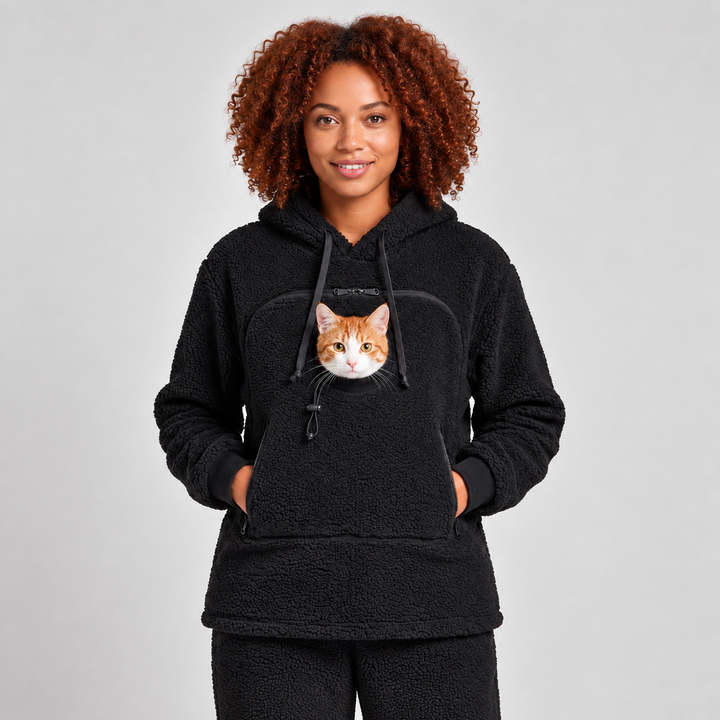 KatzenKuschel™ Flauschiger Katzen-Hoodie für Damen