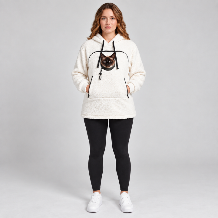 KatzenKuschel™ Flauschiger Katzen-Hoodie für Damen