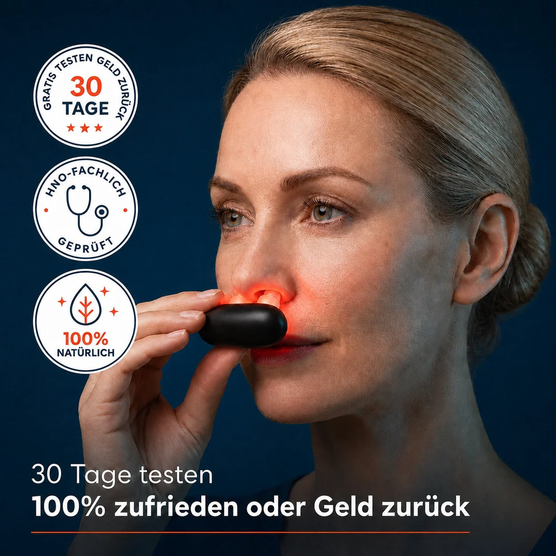NasenLicht™ Rotlicht-Nasenpflegegerät