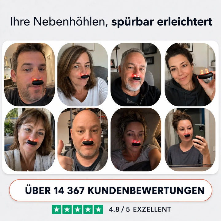 NasenLicht™ Rotlicht-Nasenpflegegerät