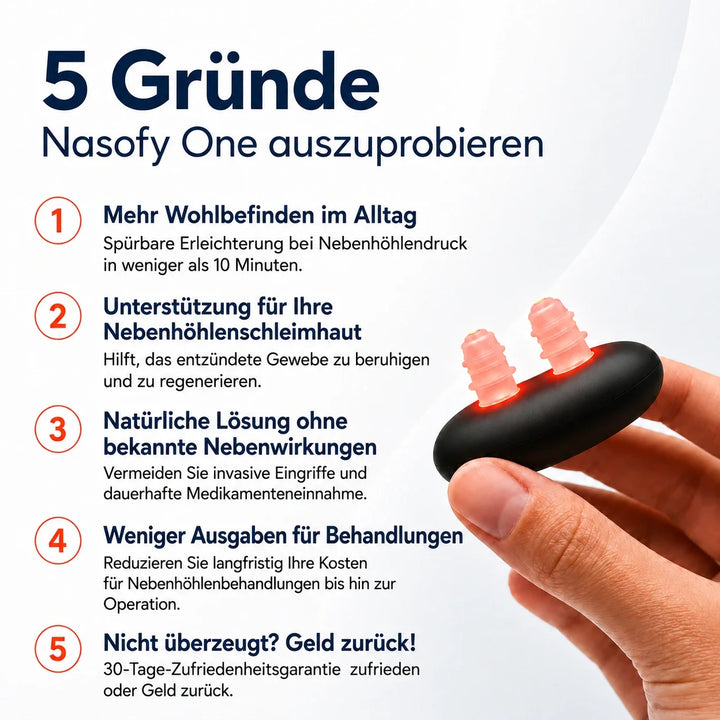 NasenLicht™ Rotlicht-Nasenpflegegerät