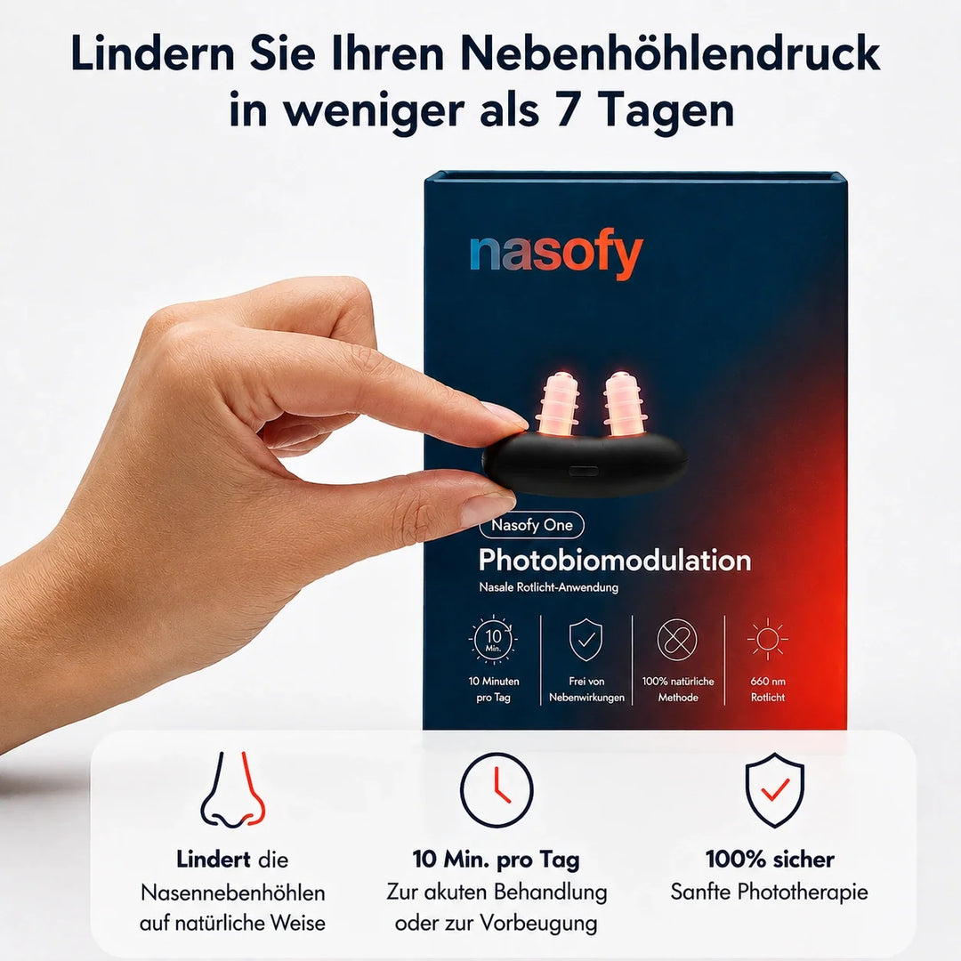 NasenLicht™ Rotlicht-Nasenpflegegerät