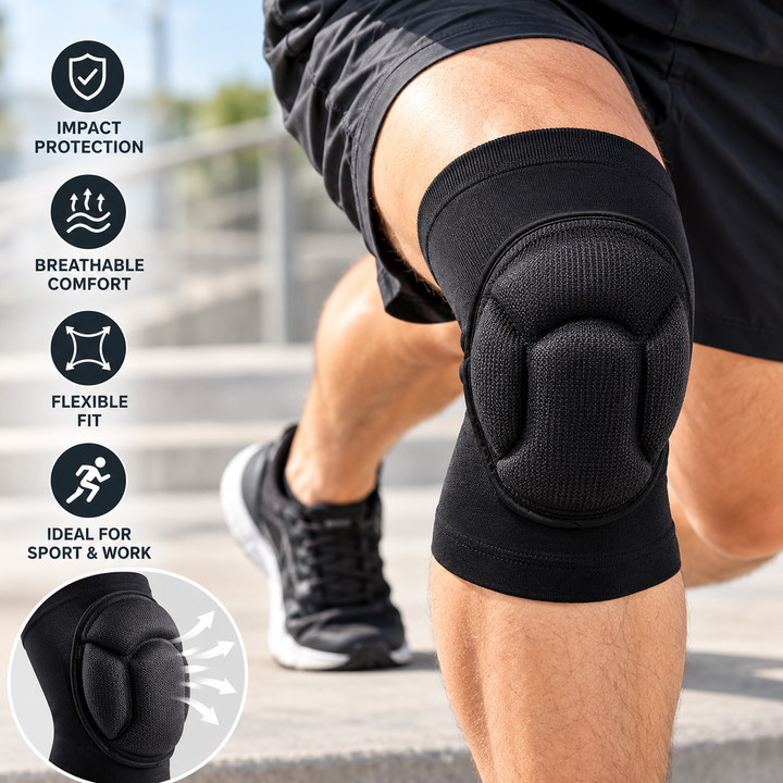 KnieSchutz™ Gepolsterte Knieschoner für Sport & Arbeit