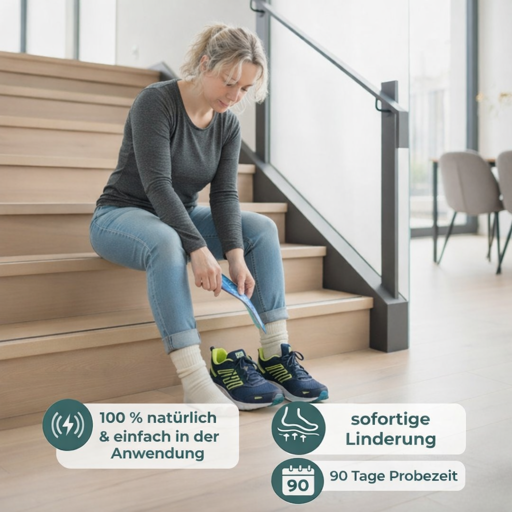 1 + 1 GRATIS | Relivora™ | Magnetische Einlegesohlen für mehr Bewegung & Leichtigkeit