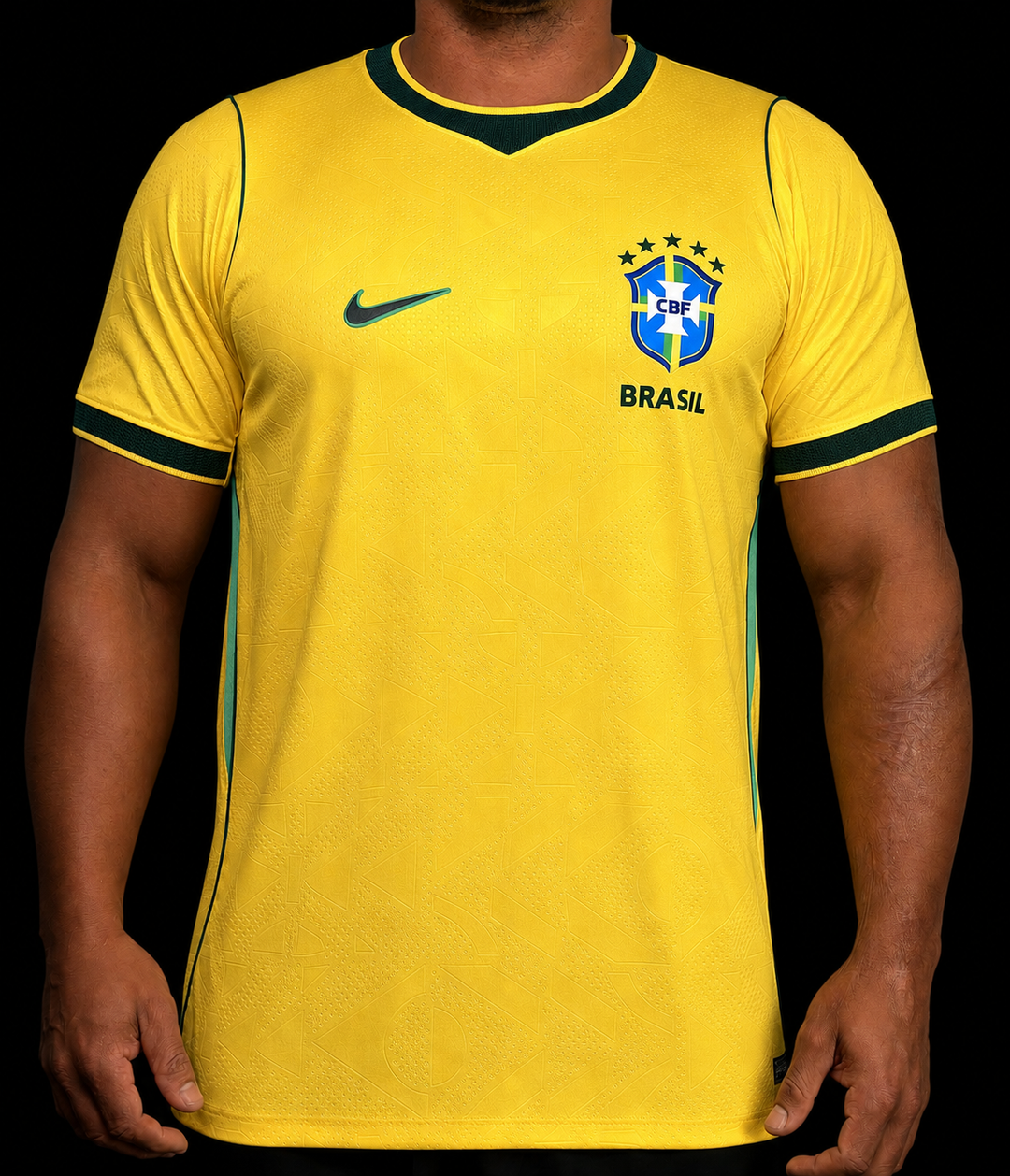 BrasilCore™ – Plus-Size Fußballtrikot für Herren