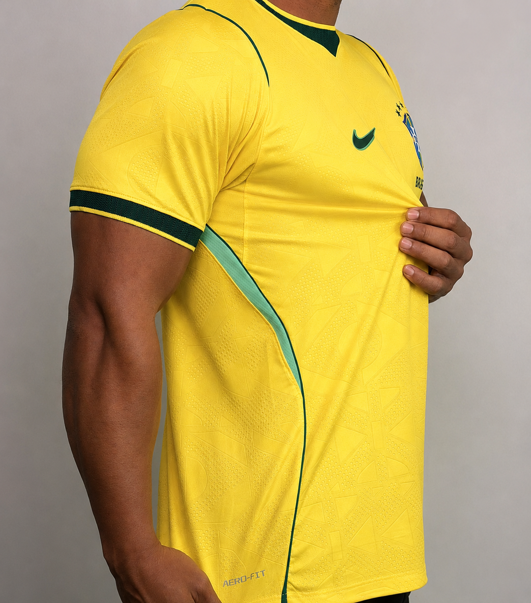 BrasilCore™ – Plus-Size Fußballtrikot für Herren