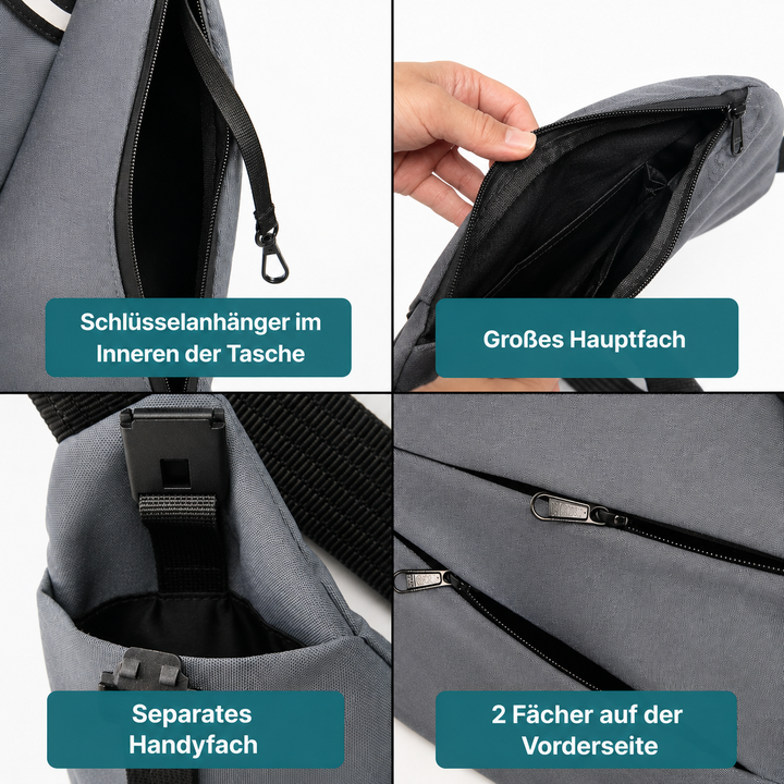 ReiseSicher™ Kompakte Umhängetasche für unterwegs