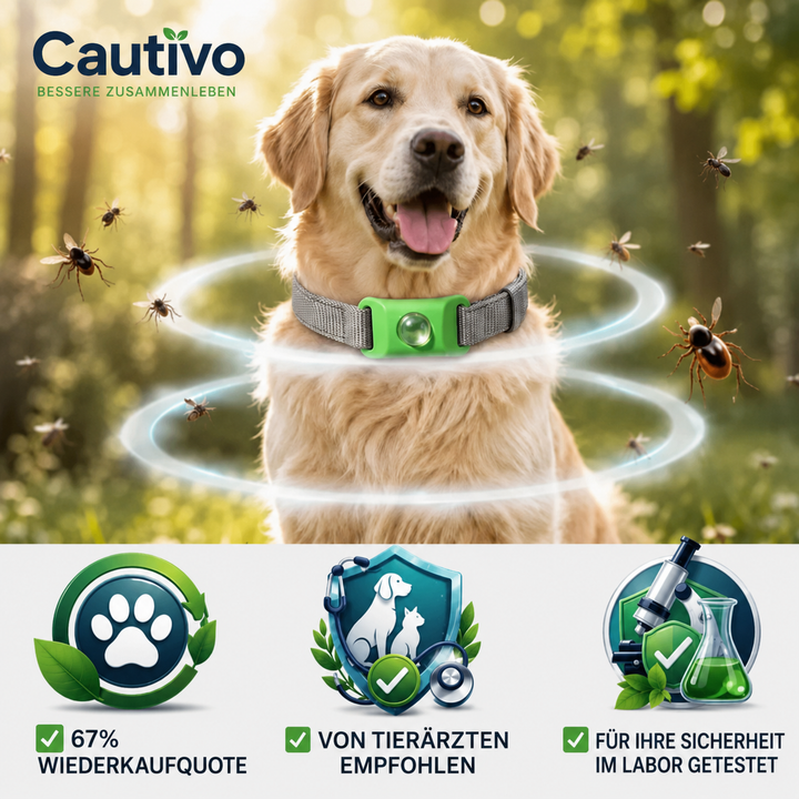 Timilk™ Petlavo Floh & Zecken Halsband | 12 Monate Schutz ohne Aufwand