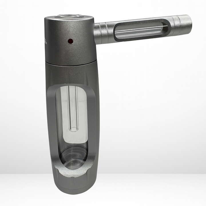 ZenPuff Luxus-Wasserflasche aus Aluminium/Glas