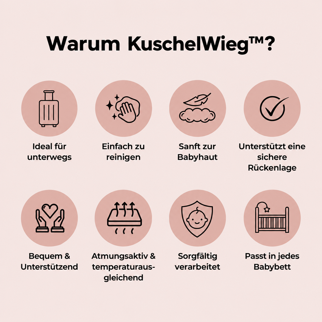 KuschelWieg™ Ergonomische Baby-Komfortliege