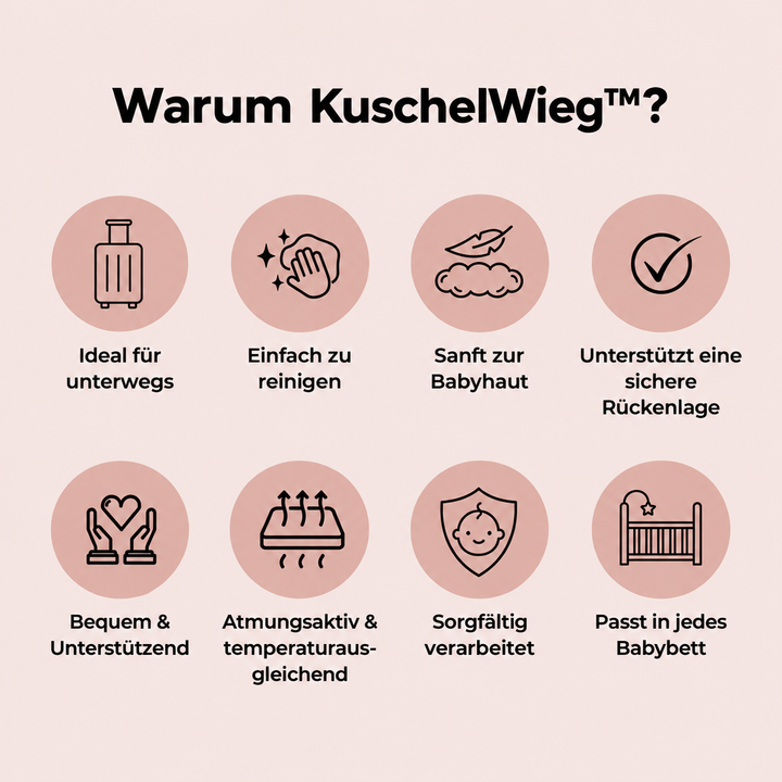 KuschelWieg™ Ergonomische Baby-Komfortliege