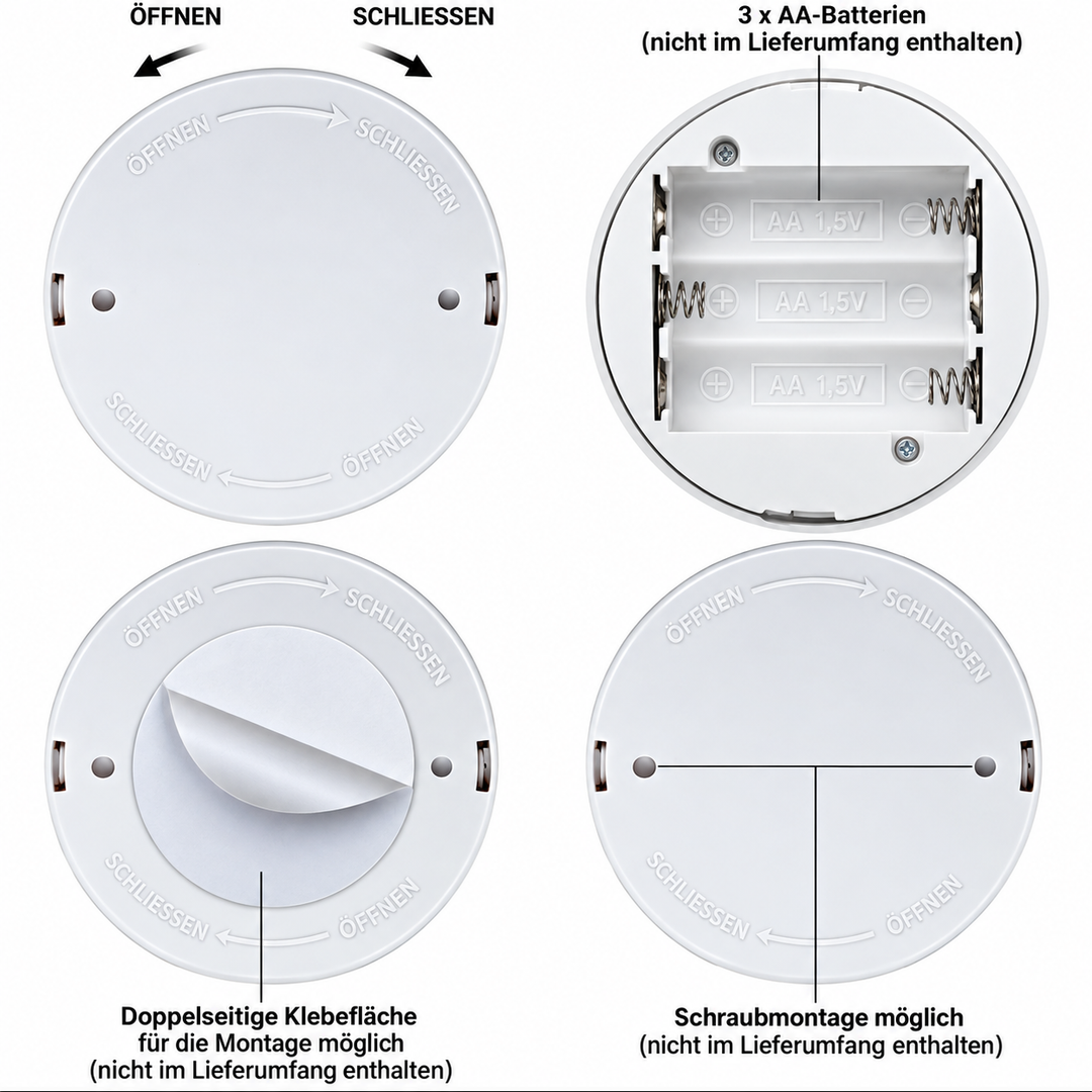 LichtAura™ RGB-Stimmungsleuchte mit Fernbedienung