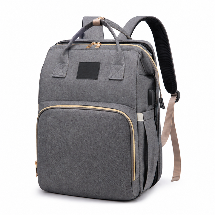 BabyNest™ 3-in-1 Wickelrucksack mit Reisebett