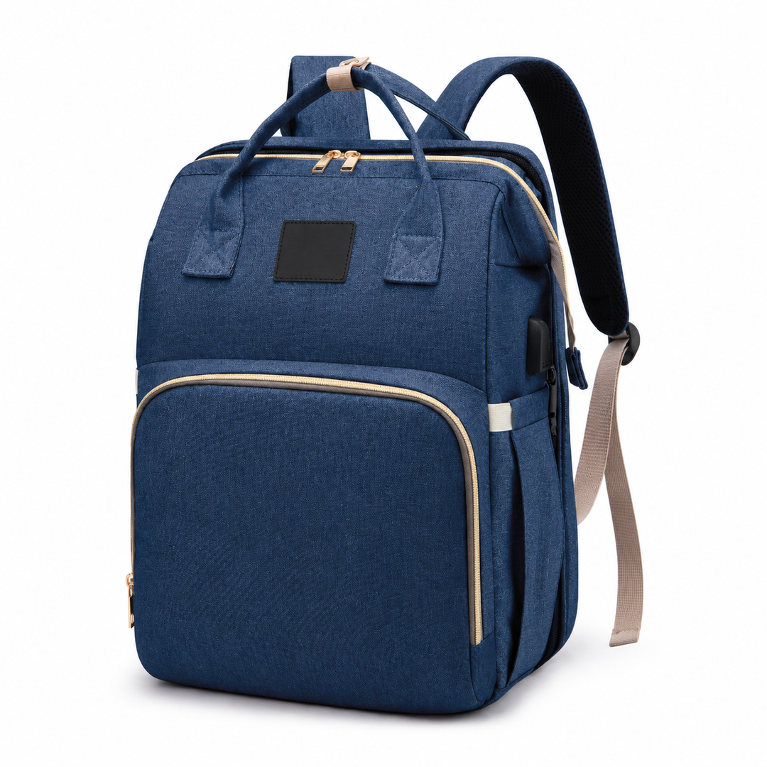 BabyNest™ 3-in-1 Wickelrucksack mit Reisebett