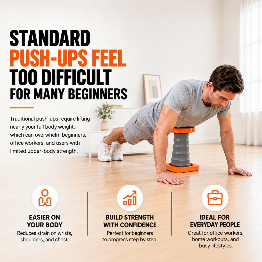 FlexPush™ – Vielseitiges Liegestütz-Board für Training zu Hause