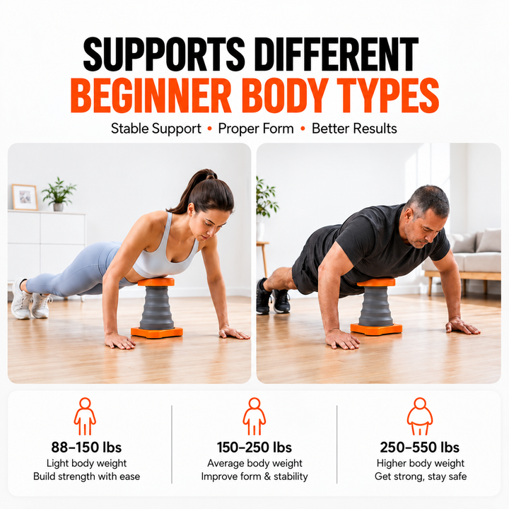 FlexPush™ – Vielseitiges Liegestütz-Board für Training zu Hause