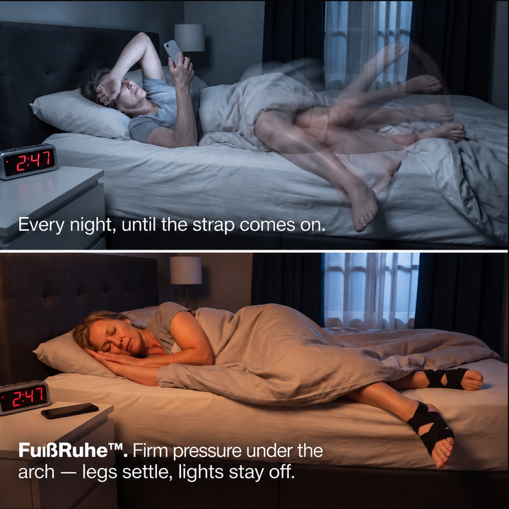 FußRuhe™ Nächtliche Fußstützbandage