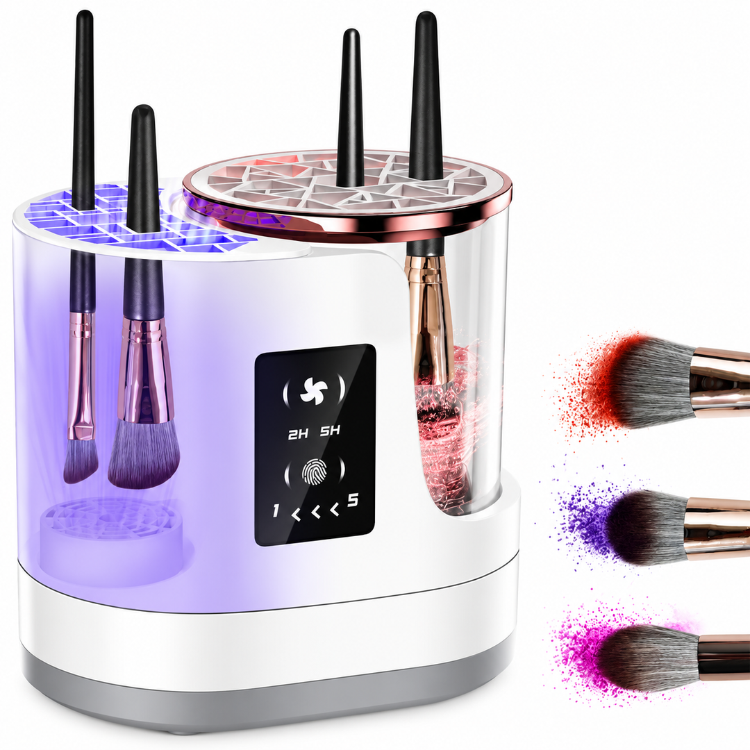 PinselGlanz™ Elektrische Reinigungsstation für Make-up-Pinsel