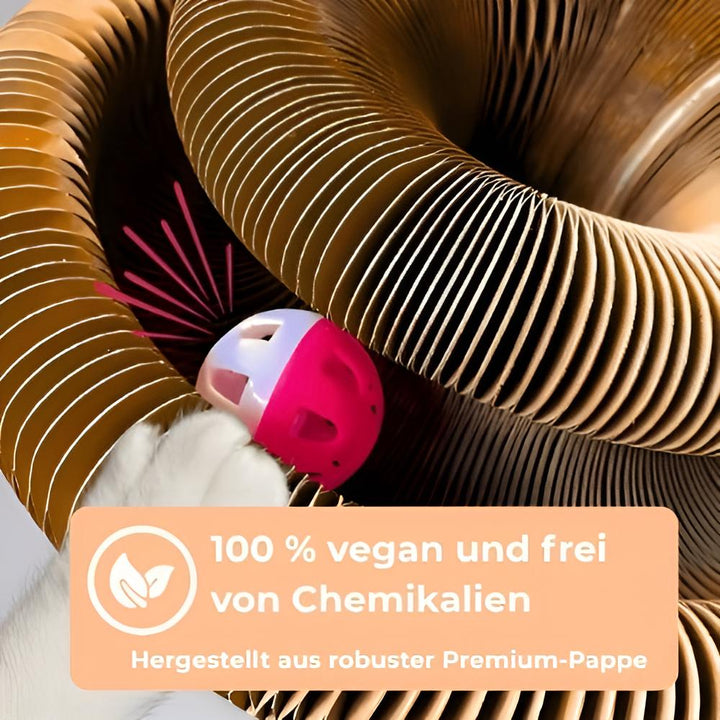 CatTwist™ – Interaktiver Kratzplatz gegen Langeweile bei Katzen