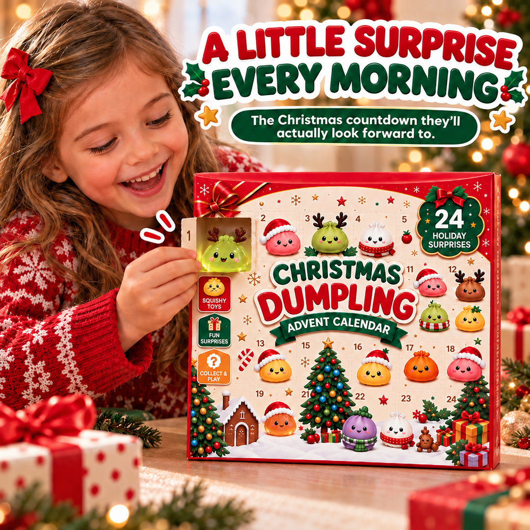 KnödelFreude™ Adventskalender mit 24 niedlichen Überraschungsfiguren