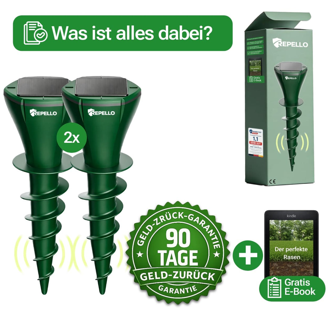 BodenWacht™ Ultraschall-Tiervertreiber