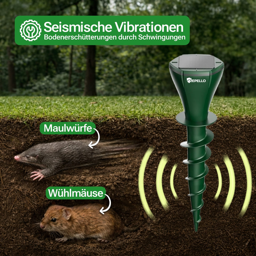 BodenWacht™ Ultraschall-Tiervertreiber
