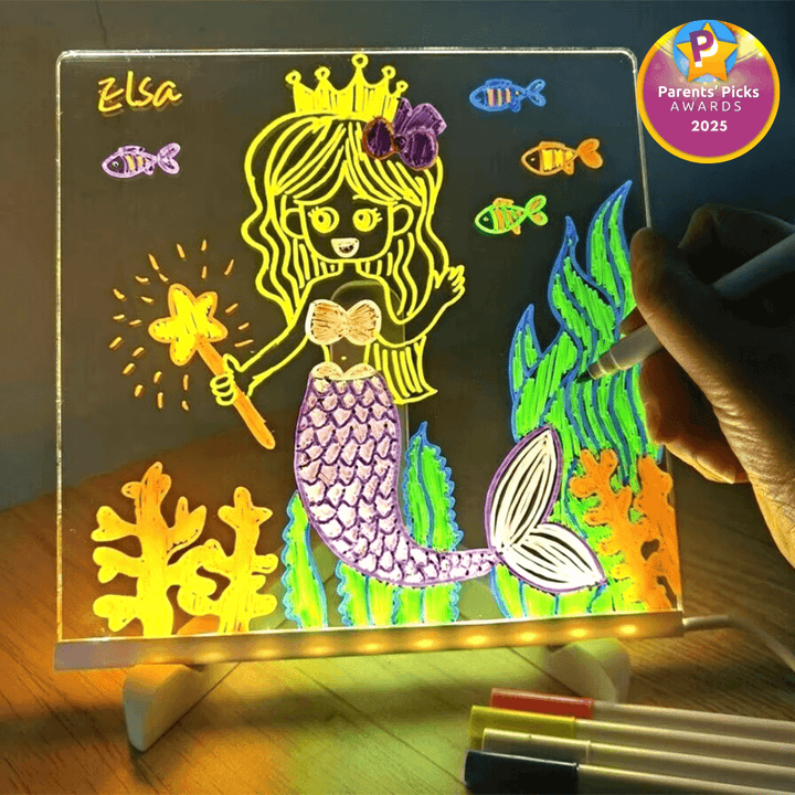LeuchtKunst™ LED-Zeichentafel für Kinder