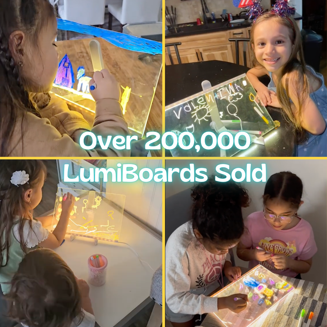 LeuchtKunst™ LED-Zeichentafel für Kinder