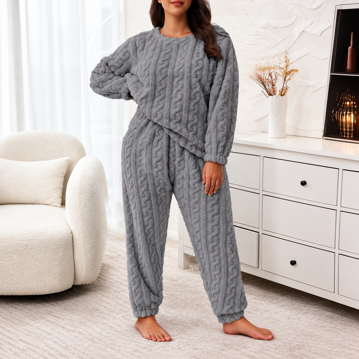 FlauschTraum™ Kuscheliges Damen-Pyjama-Set aus Fleece