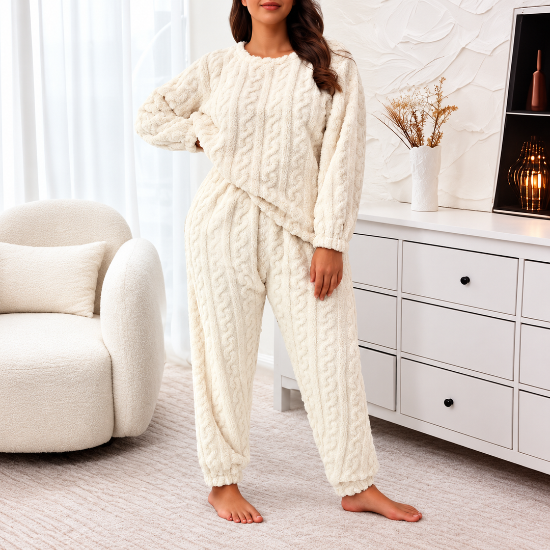 FlauschTraum™ Kuscheliges Damen-Pyjama-Set aus Fleece