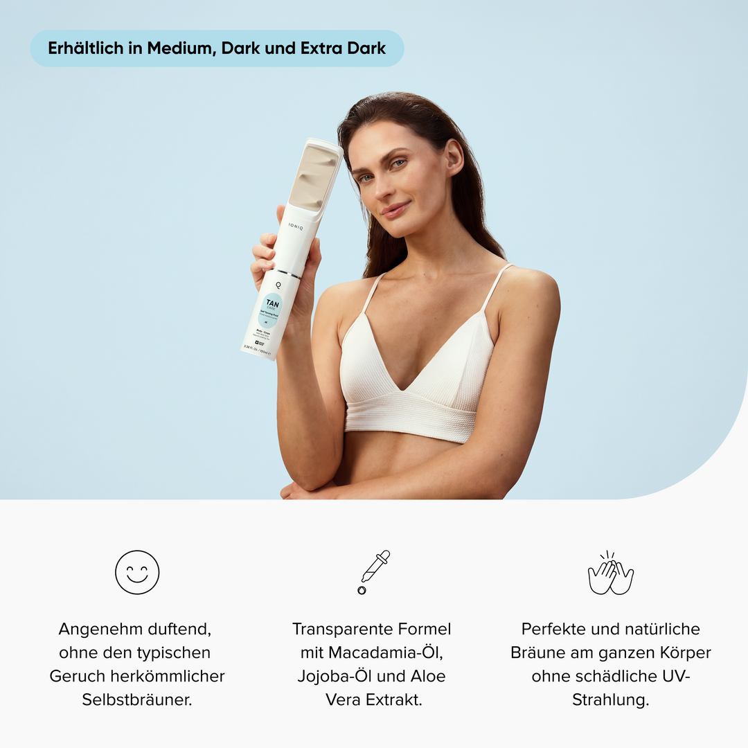 IONIQ ONE Bundle schenkt streifenfreie Sommerbräune ganz einfach