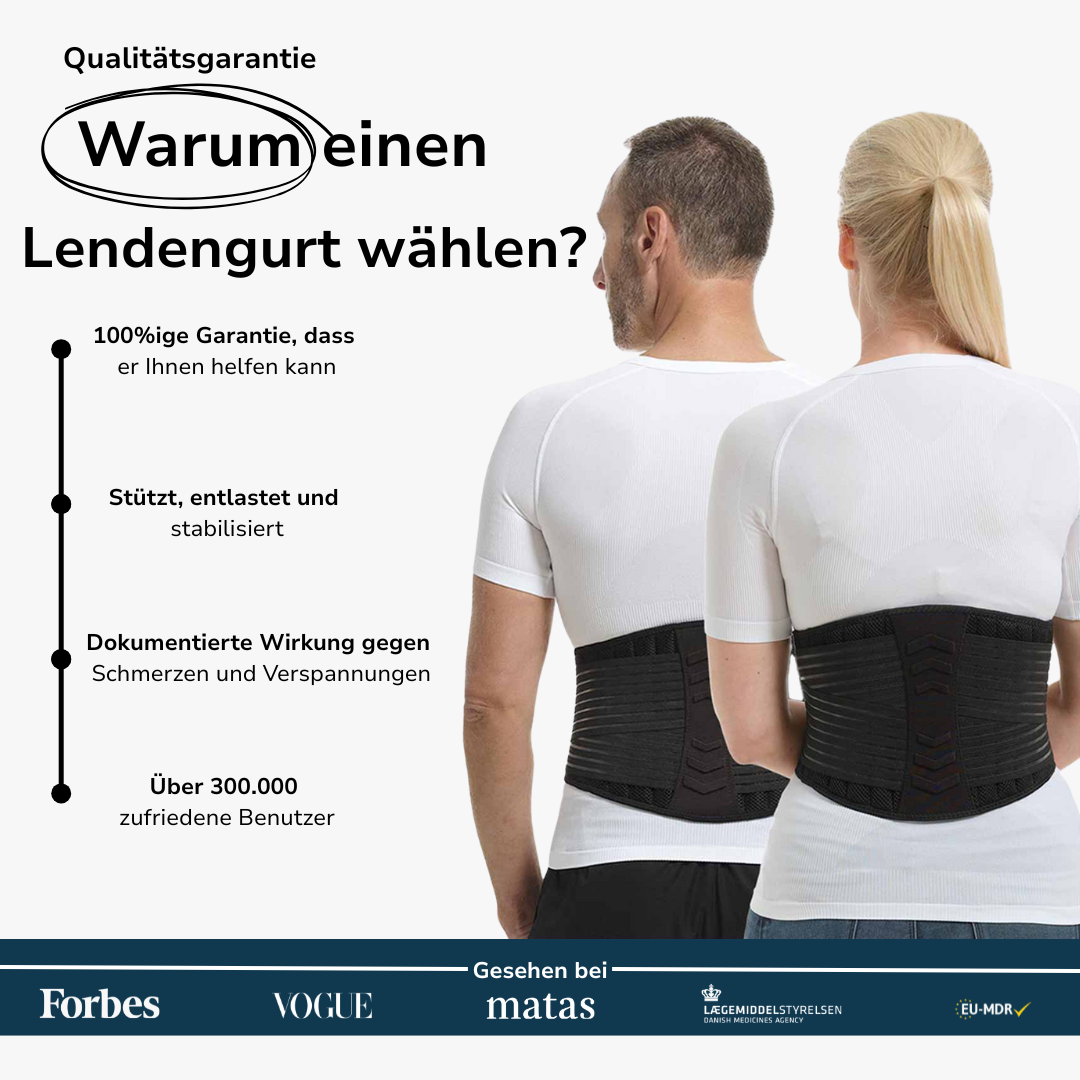 Anodyne Lendengurt für stabile schmerzfreie Bewegung im Alltag
