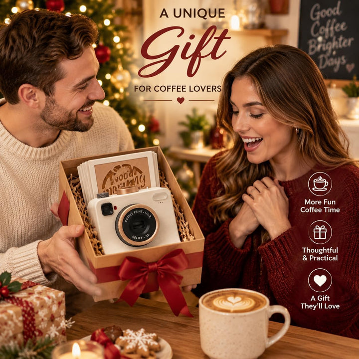 KaffeeKunst™ Kreativer Latte-Art-Schablonendrucker