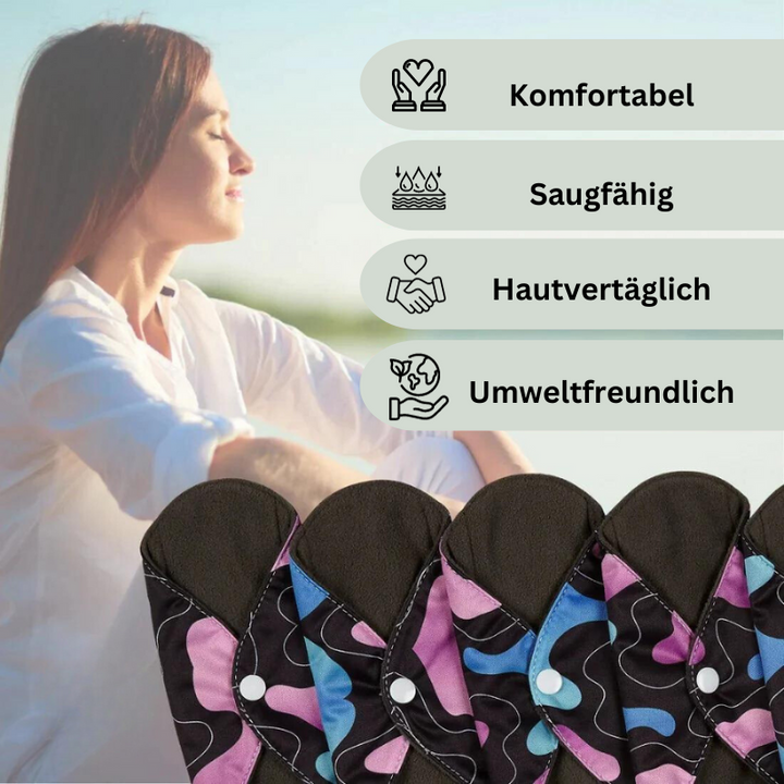 ReliefPads™ – Nachhaltige & Wiederverwendbare Damenbinden | 1+4 Gratis Angebot!