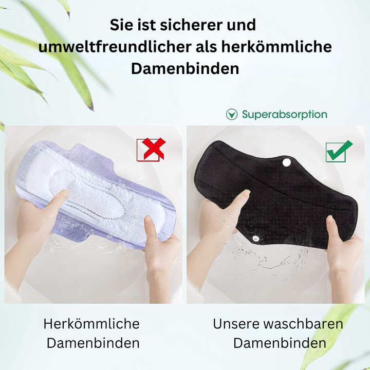 ReliefPads™ – Nachhaltige & Wiederverwendbare Damenbinden | 1+4 Gratis Angebot!