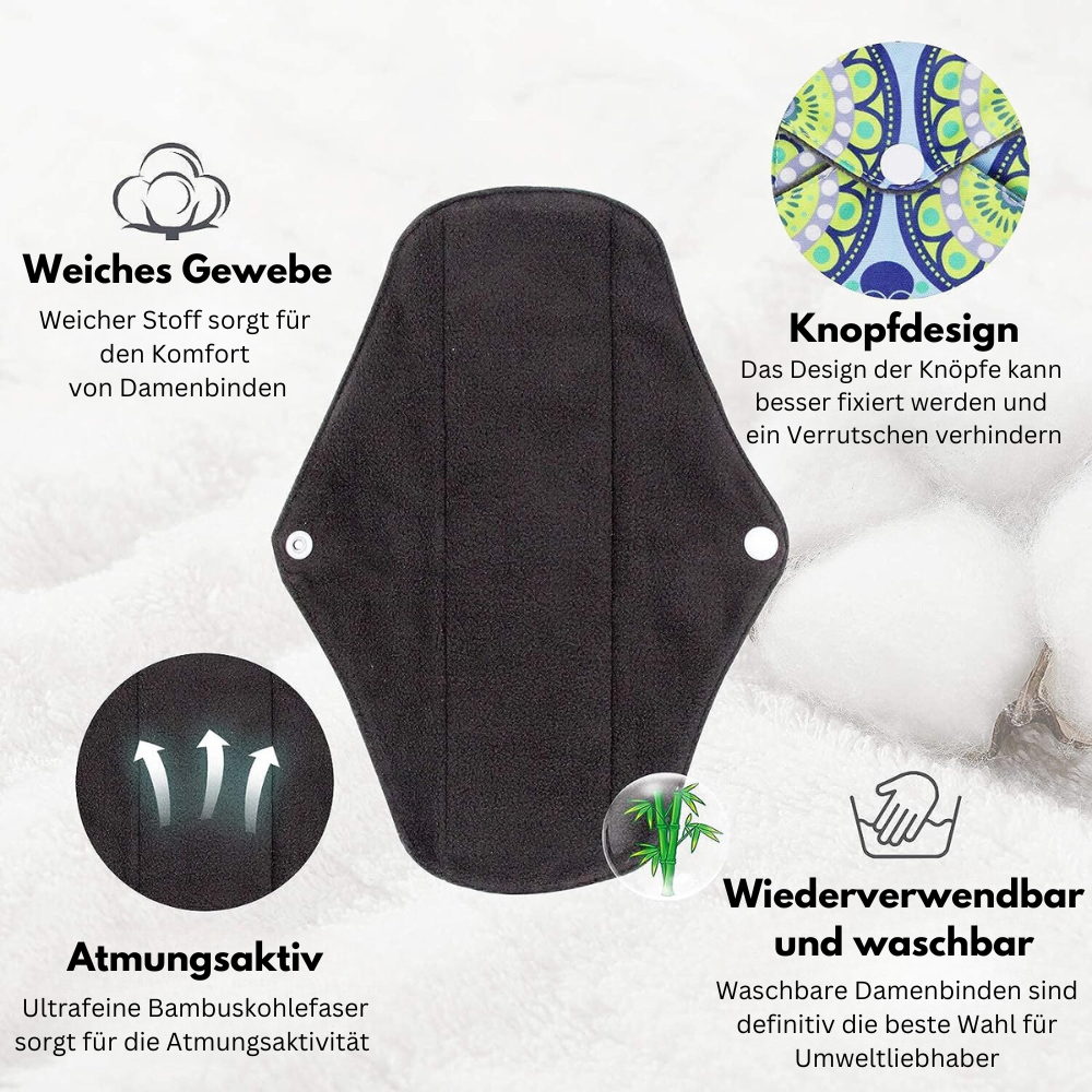 ReliefPads™ – Nachhaltige & Wiederverwendbare Damenbinden | 1+4 Gratis Angebot!