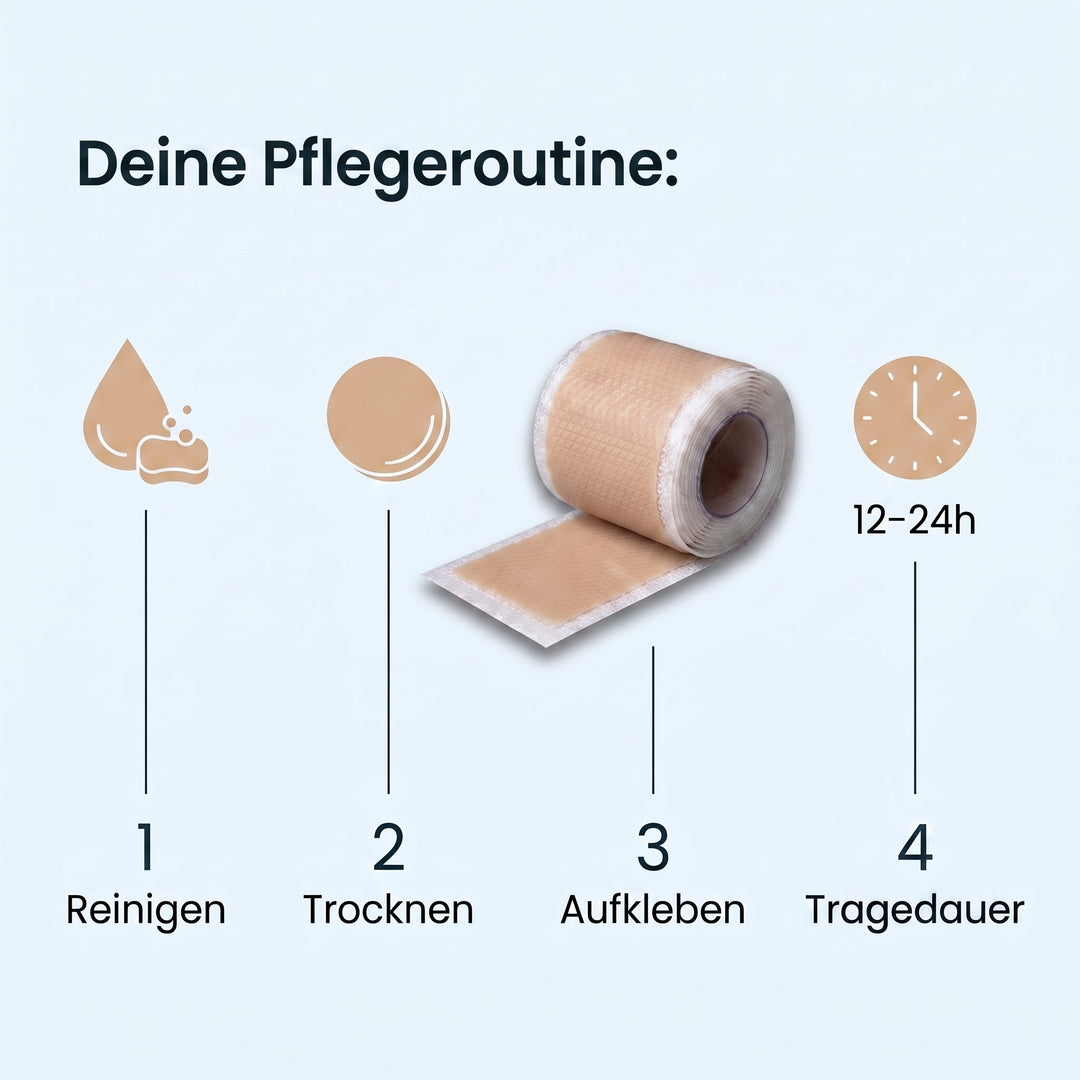 NarbenSanft™ Silikon-Narbenpflaster