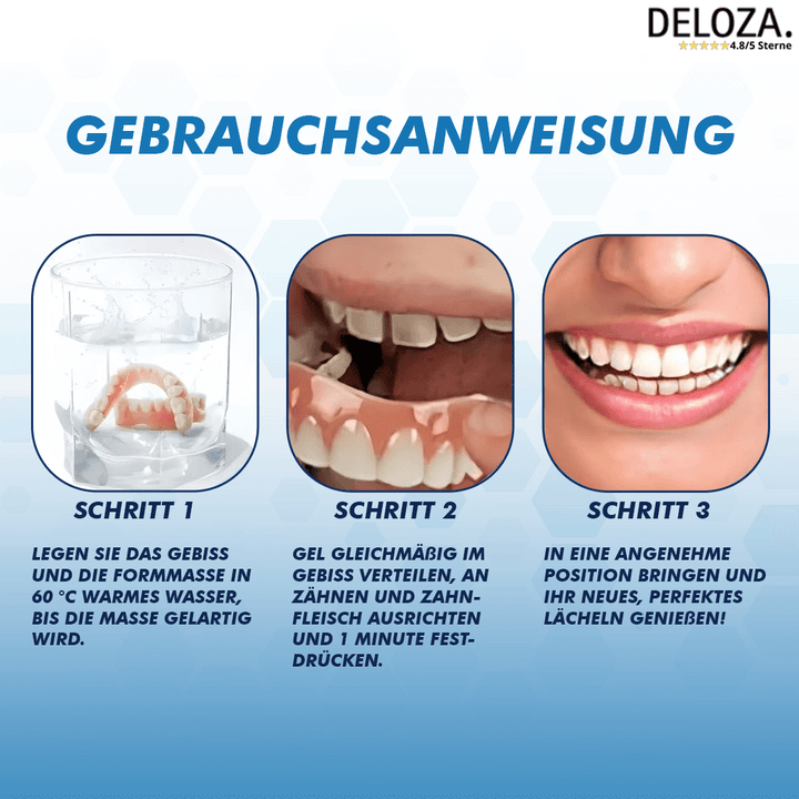 DentureBite™ – Für ein natürlich wirkendes, selbstbewusstes Lächeln [50 % Rabatt]