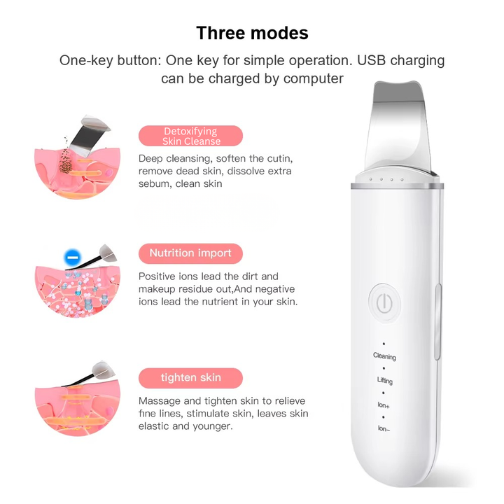 SkinSonic™ – Ultraschall-Skin-Scrubber, Tiefenreinigung & strahlende, gesunde Haut [50% Rabatt]