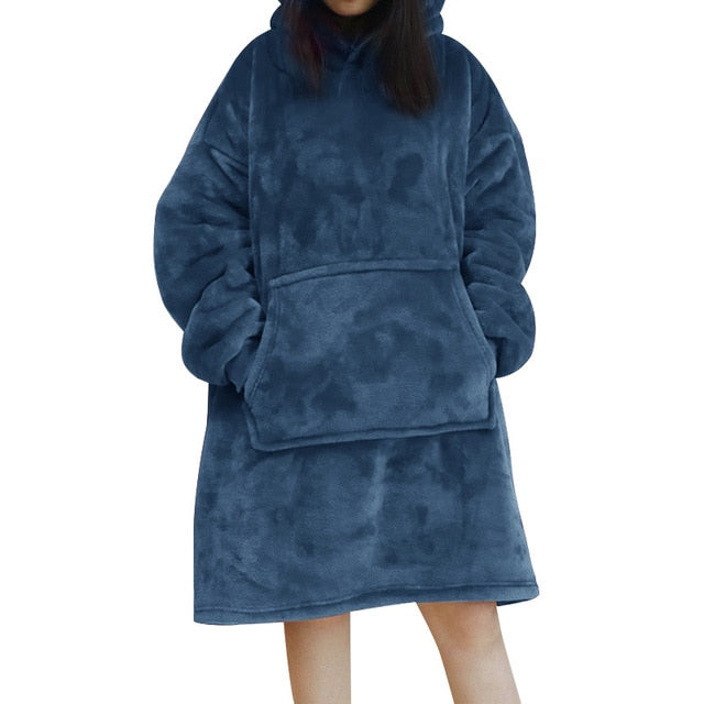 WärmeWolke™ Kuscheliger Oversize-Hoodie aus Sherpa-Fleece