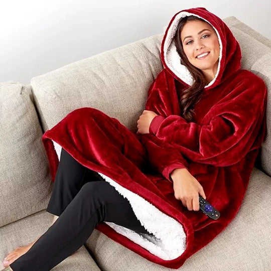 WärmeWolke™ Kuscheliger Oversize-Hoodie aus Sherpa-Fleece