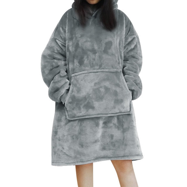 WärmeWolke™ Kuscheliger Oversize-Hoodie aus Sherpa-Fleece
