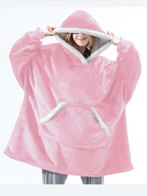 WärmeWolke™ Kuscheliger Oversize-Hoodie aus Sherpa-Fleece