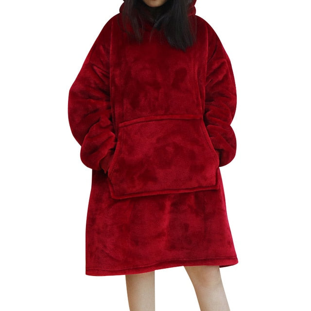 WärmeWolke™ Kuscheliger Oversize-Hoodie aus Sherpa-Fleece
